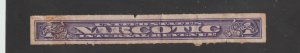 Scott #RJA79d Handstamped VF  PURPLE 1¢ NARCOTIC TAX STAMP ROULETTED-7