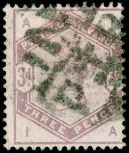 SG191, 3d lilac, USED. Cat £100. IA 