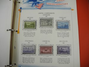 US, Amazing Mint  Stamp Collection in Lindner pages, mounted on White Ace pages