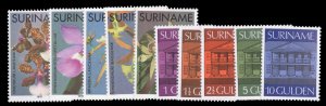 Netherlands Colonies, Suriname #427-440 Cat$33.60, 1975-76 Orchids, complete ...