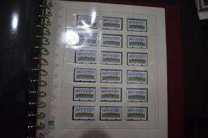GERMANY  VENDING STAMPS 1993 TYPE   SET OF  33   MNH  set 2