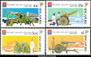 Singapore Scott 518-521 Mint never hinged.