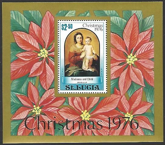 St Lucia #413 MNH Souvenir Sheet