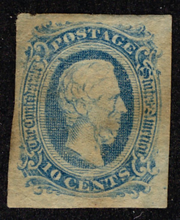 US #CONFEDERATE US #11 VF/XF mint hinged, four nice margins, usual dry gum,  ...