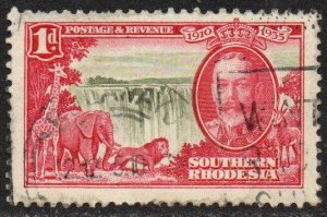 Southern Rhodesia Sc #33 Used