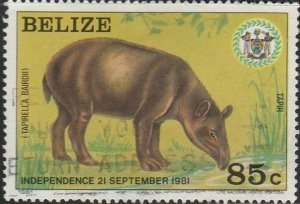 Belize, #597 Used From 1981-82