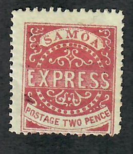 Samoa #2 Express Mint Hinge Remnant single