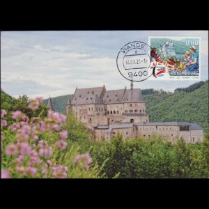 LUXEMBOURG 2021 - Maximum Card - Picnic and Castle
