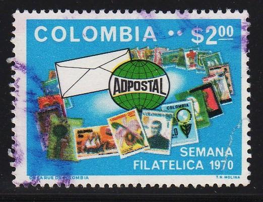 Colombia - #791 Philitelic Week   - Used