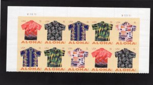 4596a Aloha Shirts, MNH Top PB/10