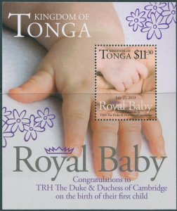 Tonga 2013 SG1698 Prince George birth MS MNH