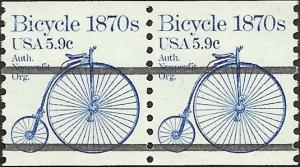 # 1901a MINT NEVER HINGED PRE-CANCELLED BICYCLE