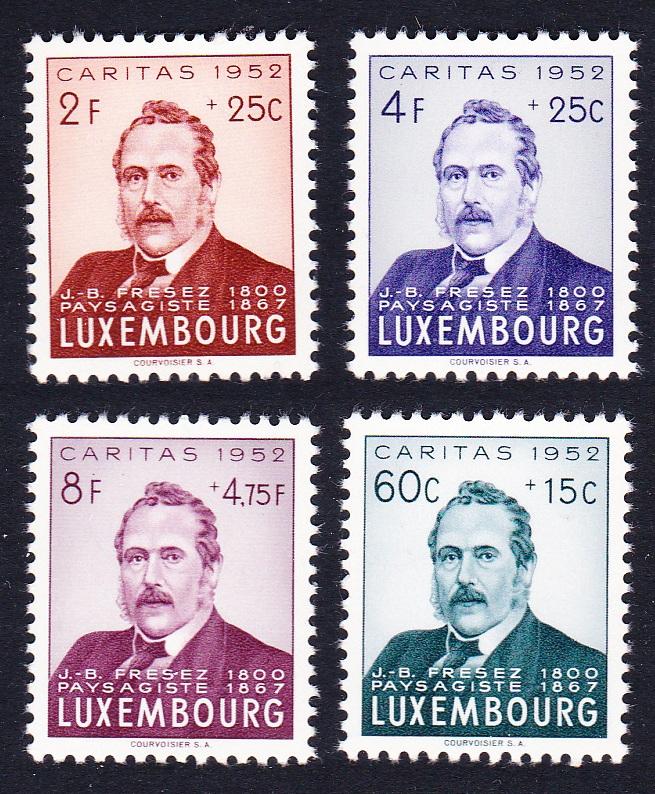 Luxembourg J B Freezes painter 4v SG#559-562 SC#B170-B173 CV£50+