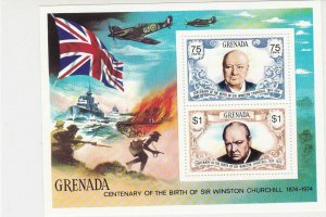 Grenada Centenary of Birth Sir Winston Churchill MNH Mini Stamps Sheet Ref 27113