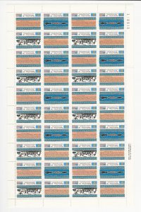 Palau, Postage Stamp, #1-4 Sheet Mint NH, 1983, JFZ