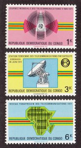 Congo D.R. Scott #732-734 MH