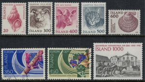 Iceland #552-9* NH/u  CV $6.20