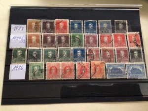 Argentina 1923 to 1926  used stamps  A12712