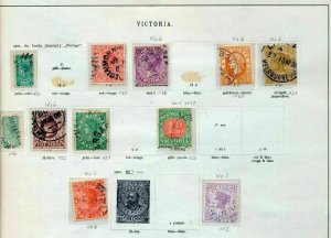 Australia States West South Victoria Tasmania OLD Used on Early Pages(90+)Hux889