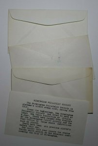 Alabama Philatelic Expo Cachet Covers Lot of 3