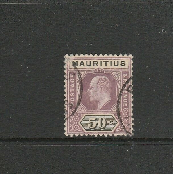 Mauritius 1910 EdV11 50c Used SG 191