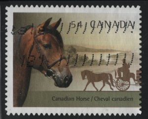 Canada 2009 used Sc 2329 54c The Canadian Horse, horse-drawn carriage