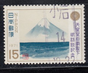 Japan 1971 Sc#1094 European trip of Emperor Hirohito Used