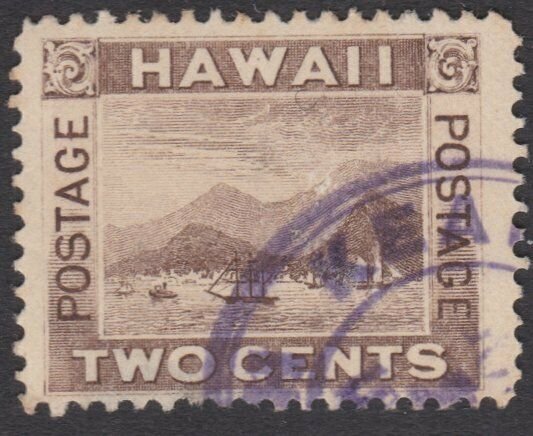 HAWAII 2c with part strike KEAMEA cds in violet............................27769