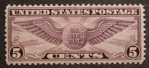 # C16 MNH 5c Winged Globe VF - (3461)