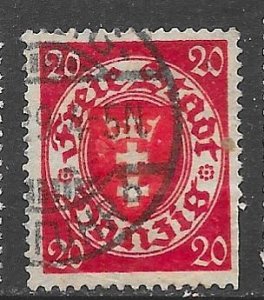 Danzig 177: 20pf Coat of Arms, used, F-VF