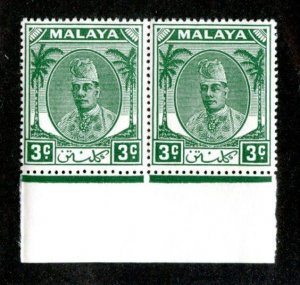 118 BCX  1951 Kelantan Sc.# 52 MNH** cv $13.50 ( Offers welcome )