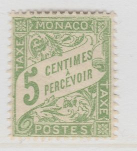 Monaco Postage Due Mint Hinged Stamp A20P30F1927-