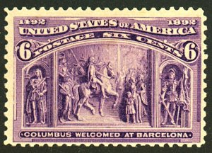 U.S. #235 MINT OG HR