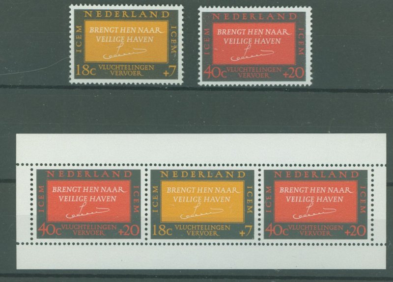 Netherlands #B407-B408a Mint (NH) Single (Complete Set)