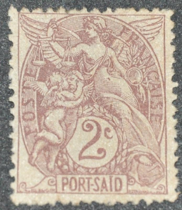 DYNAMITE Stamps: French Port Said Scott #19 - UNUSED