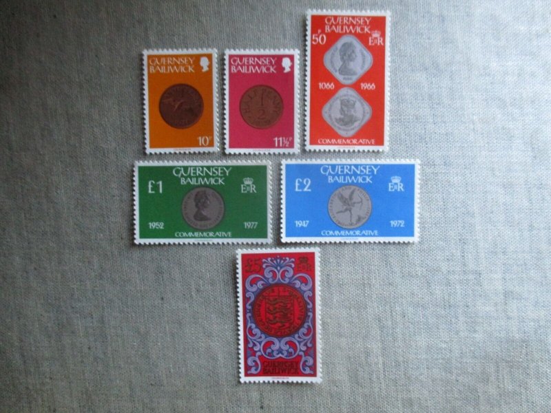 Guernsey, Scott# 199-202a, MNH