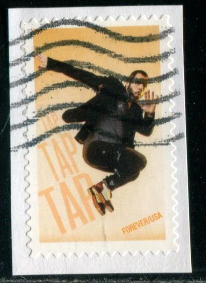 5609 US (55c) Tap Dance SA, used on paper