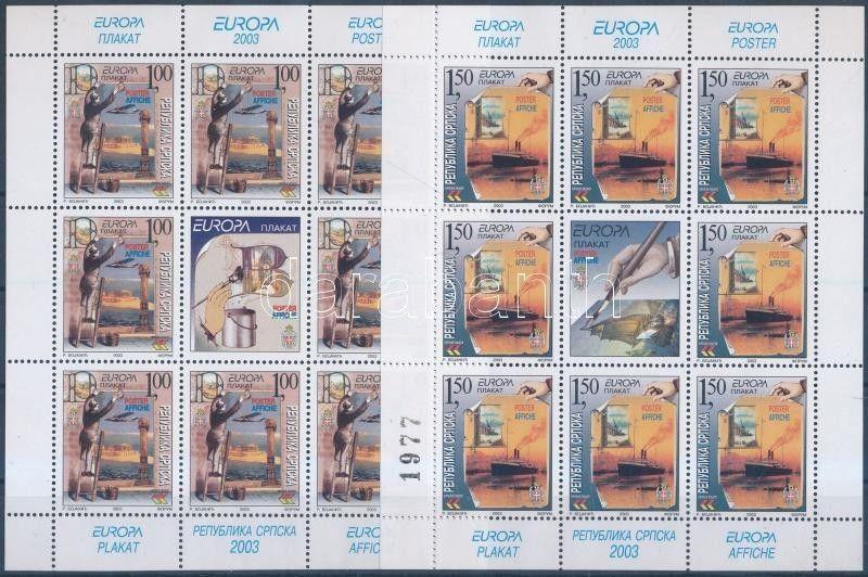 Bosnia-Herzegovina-Serbian Republic stamp Europa CEPT: Poster Art 2003 WS188974