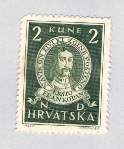 Croatia 57 Used Fran Frankopan 1943 (BP86118)
