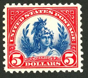 U.S. #573 MINT OG LH