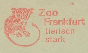 Meter cut Germany 1960 Sulawesi tarsier - Zoo Frankfurt 