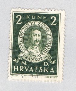 Croatia 57 Used Fran Frankopan 2 1943 (BP86117)