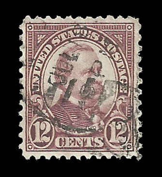 # 693 Used Brown Violet Grover Cleveland XF+