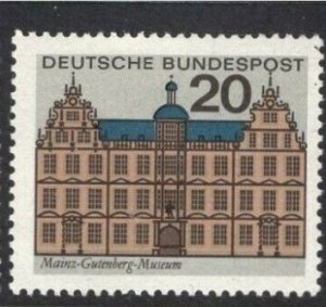 Germany Sc 875 Mainz Gutenberg Museum MNH