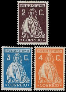 Portugal 1926 Sc 398-400 MH vf