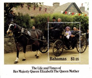 Bahamas 1985 Queen Elizabeth the Queen Mother, Miniature Sheet [Mint]