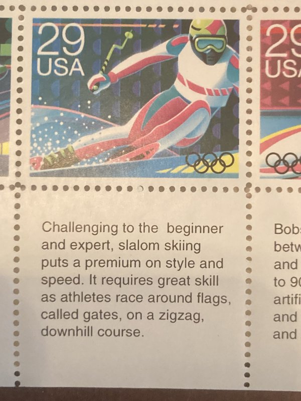 Winter Olympics 2615a Mint Sheet