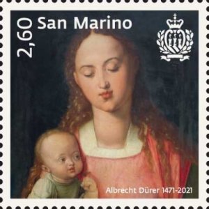 Stamps of San Marino 2021  - 550th anniversary of the birth of Albrecht Dürer.