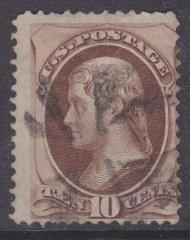 US sc#150 1870 10c Banknote used