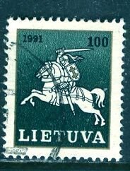 Lithuania 1991: Sc. # 415; Used Single Stamp